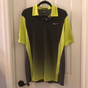 Nike Dri-fit Tiger Woods Golf Polo Size M